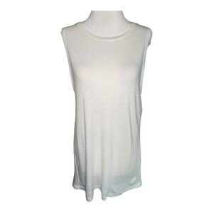 Caslon White‎ Tank Top Sleeveless Casual Basic Comfy Everyday XS NWT